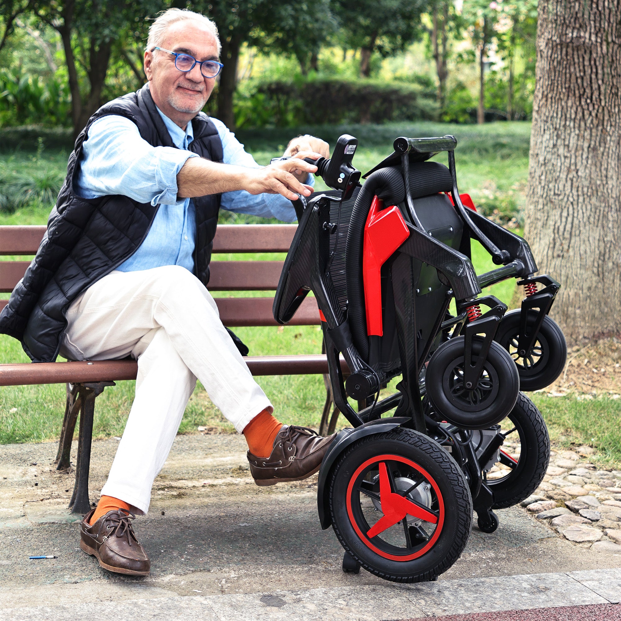 Zygenair YT001 Carbon Fiber Stylish Electric Wheelchair