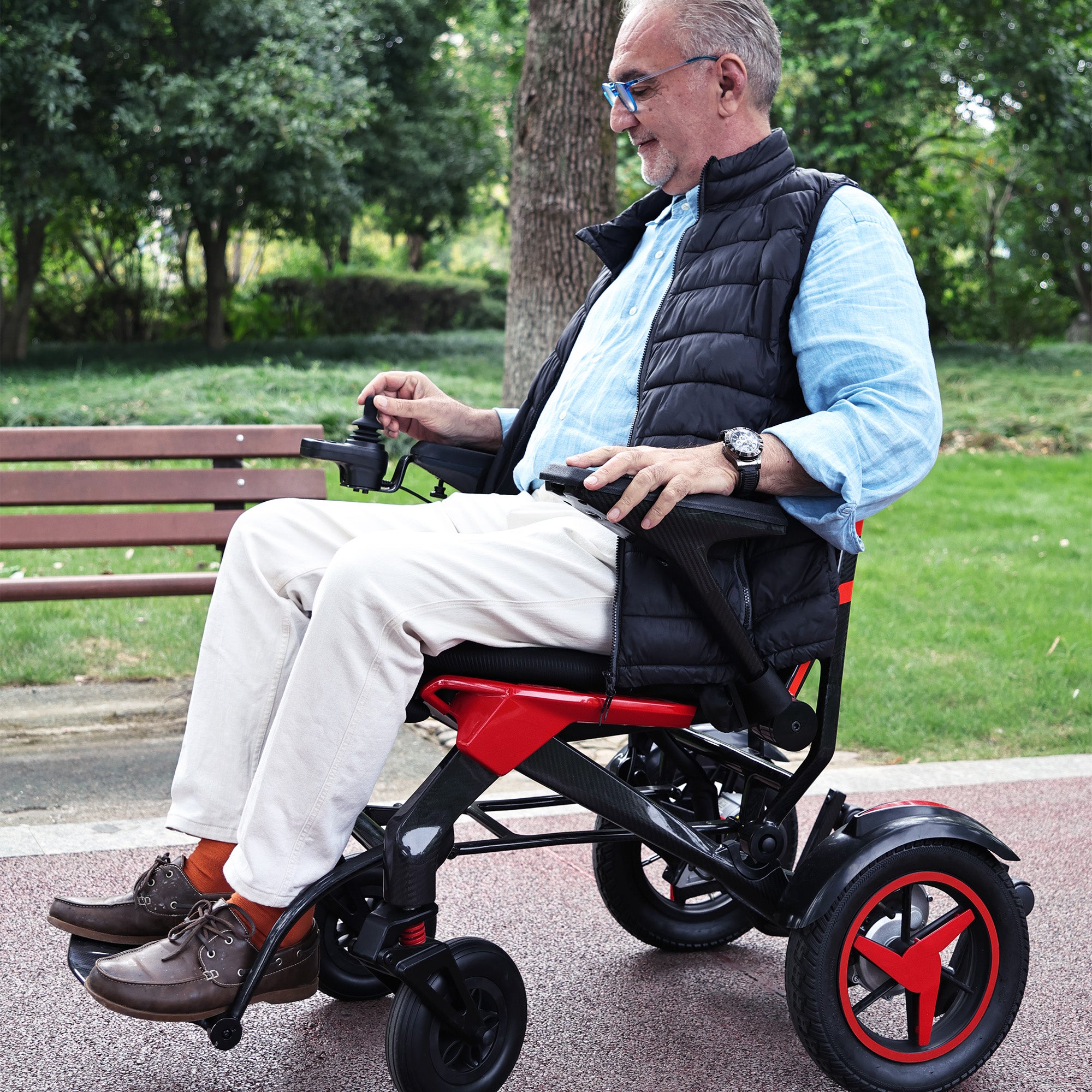 Zygenair YT001 Carbon Fiber Stylish Electric Wheelchair