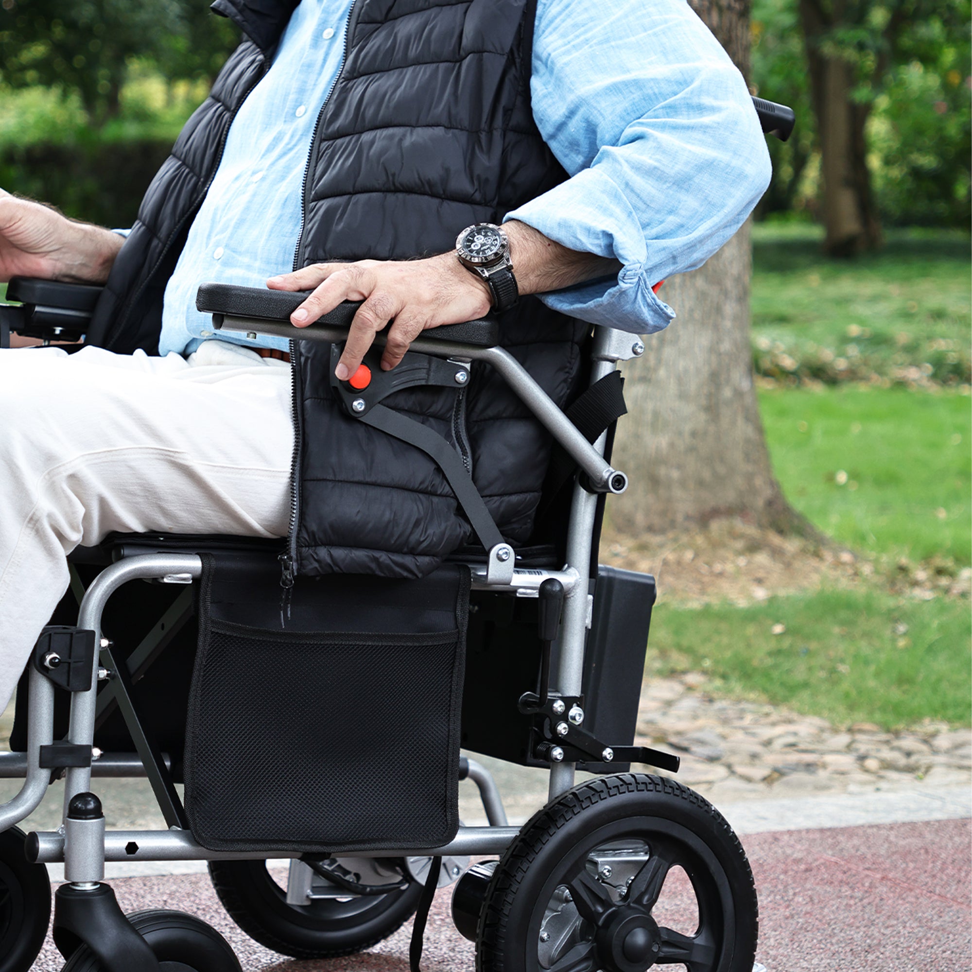 Zygenair Electric Wheelchair Lightweight Foldable YF001S