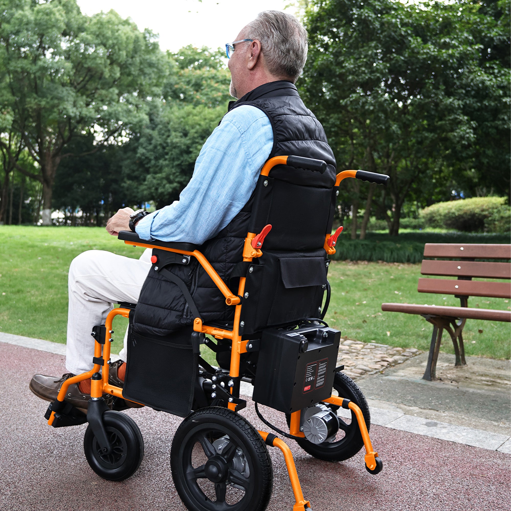 Zygenair Electric Wheelchair Lightweight Foldable YF001Y