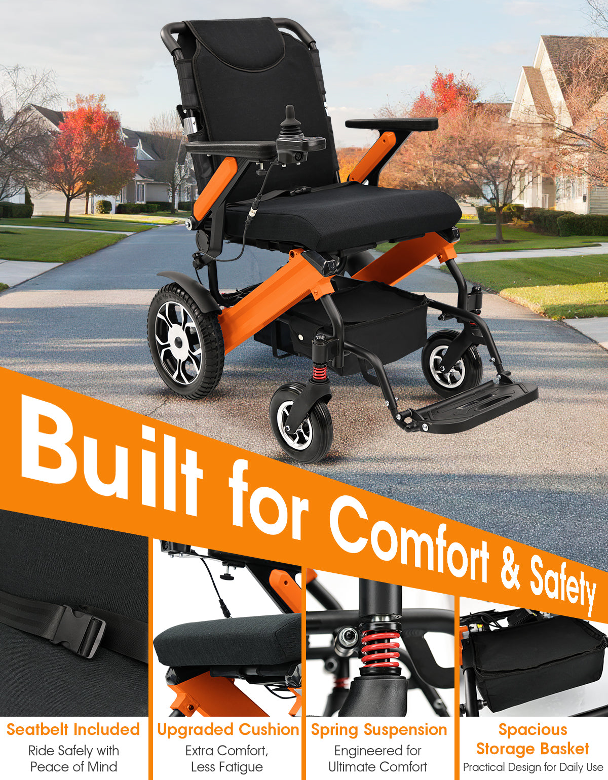 Zygenair Electric Wheelchair Fashionable lightweight YL002Y