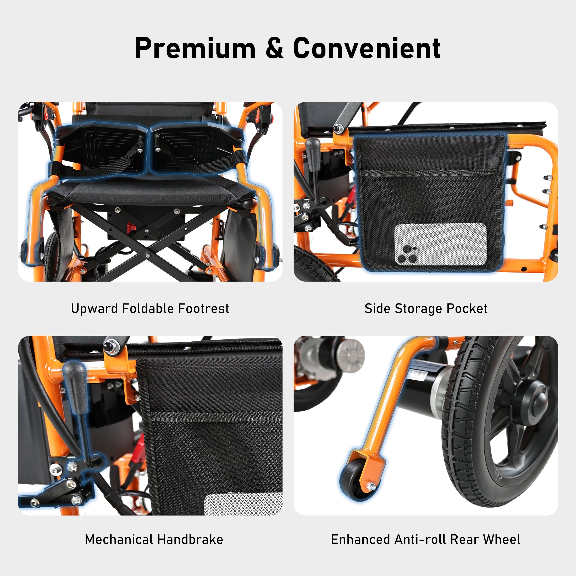 Zygenair Portable Electric Wheelchair YF001Y-Plus