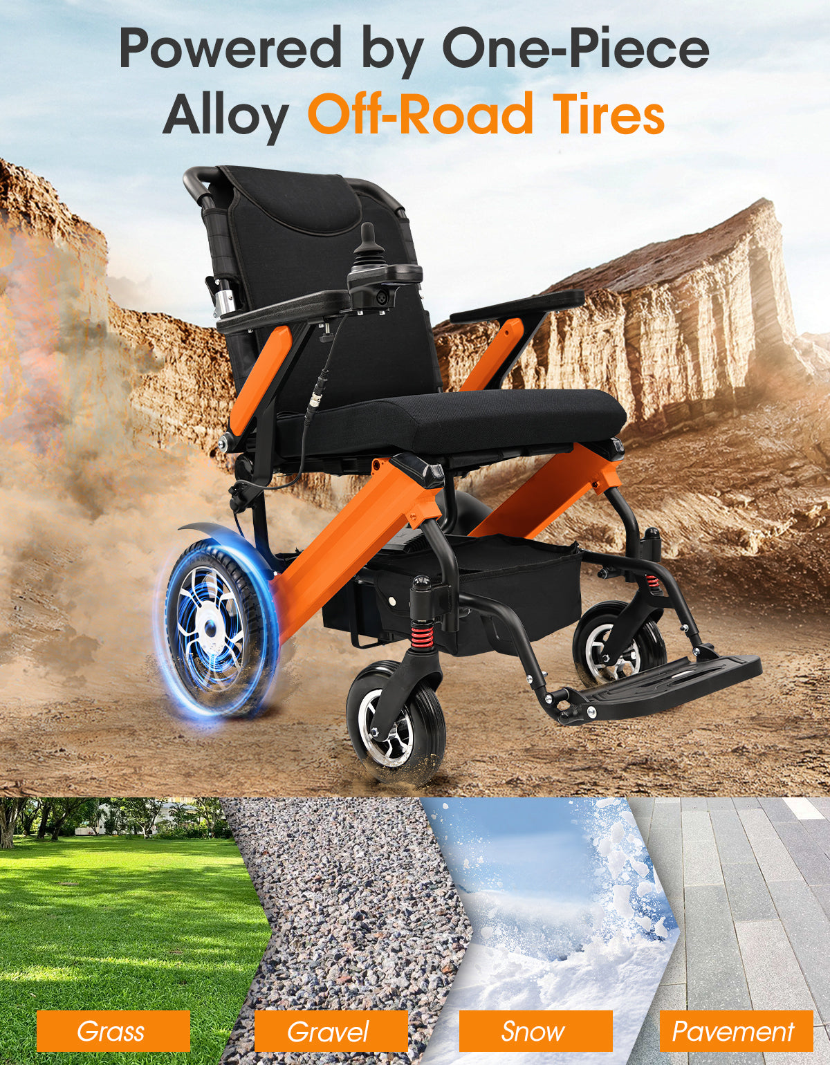 Zygenair Electric Wheelchair Fashionable lightweight YL002Y