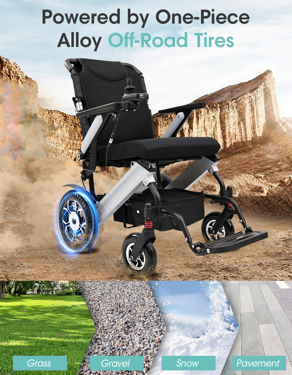 Zygenair Electric Wheelchair Fashionable lightweight YL002S