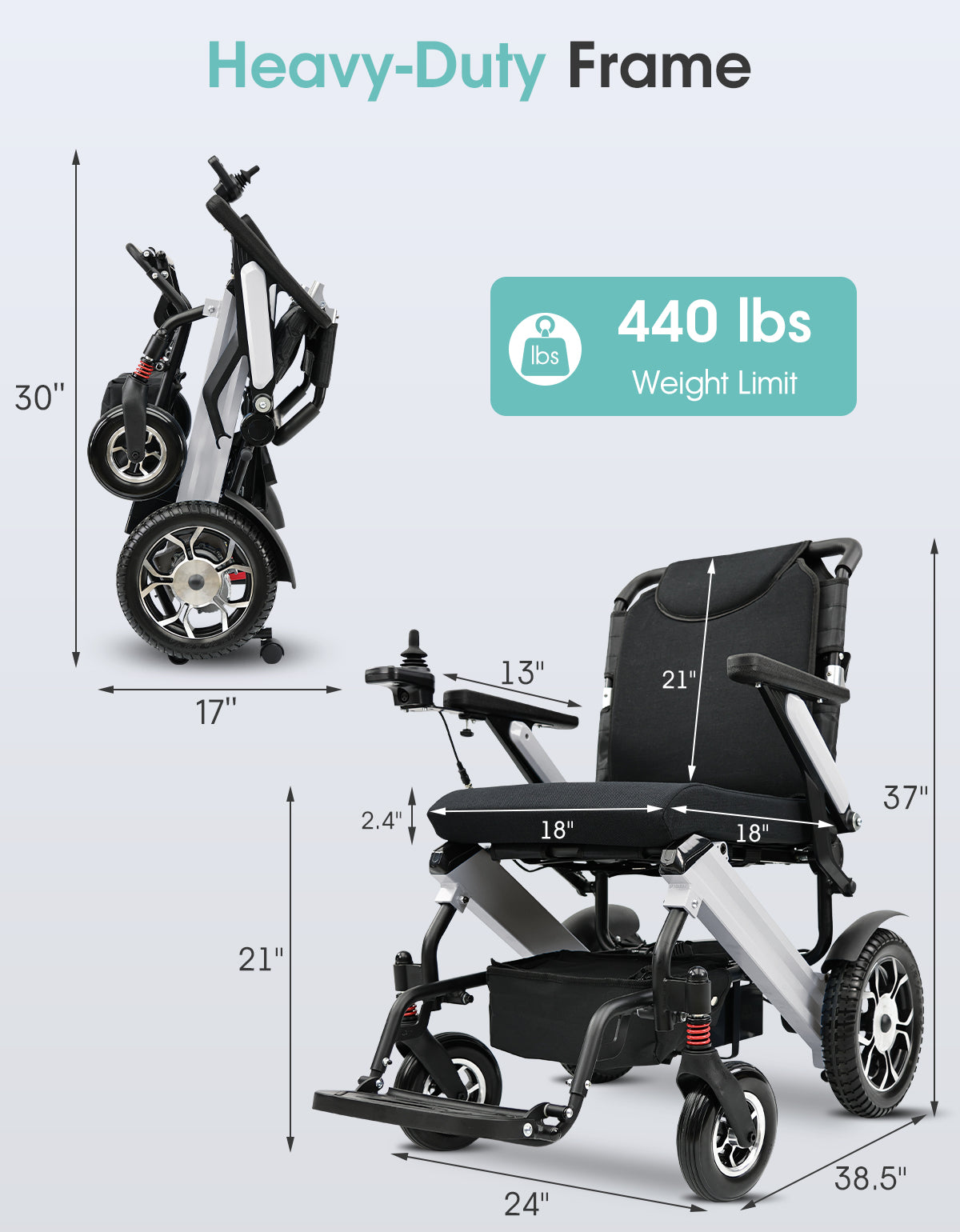 Zygenair Electric Wheelchair Fashionable lightweight YL002S