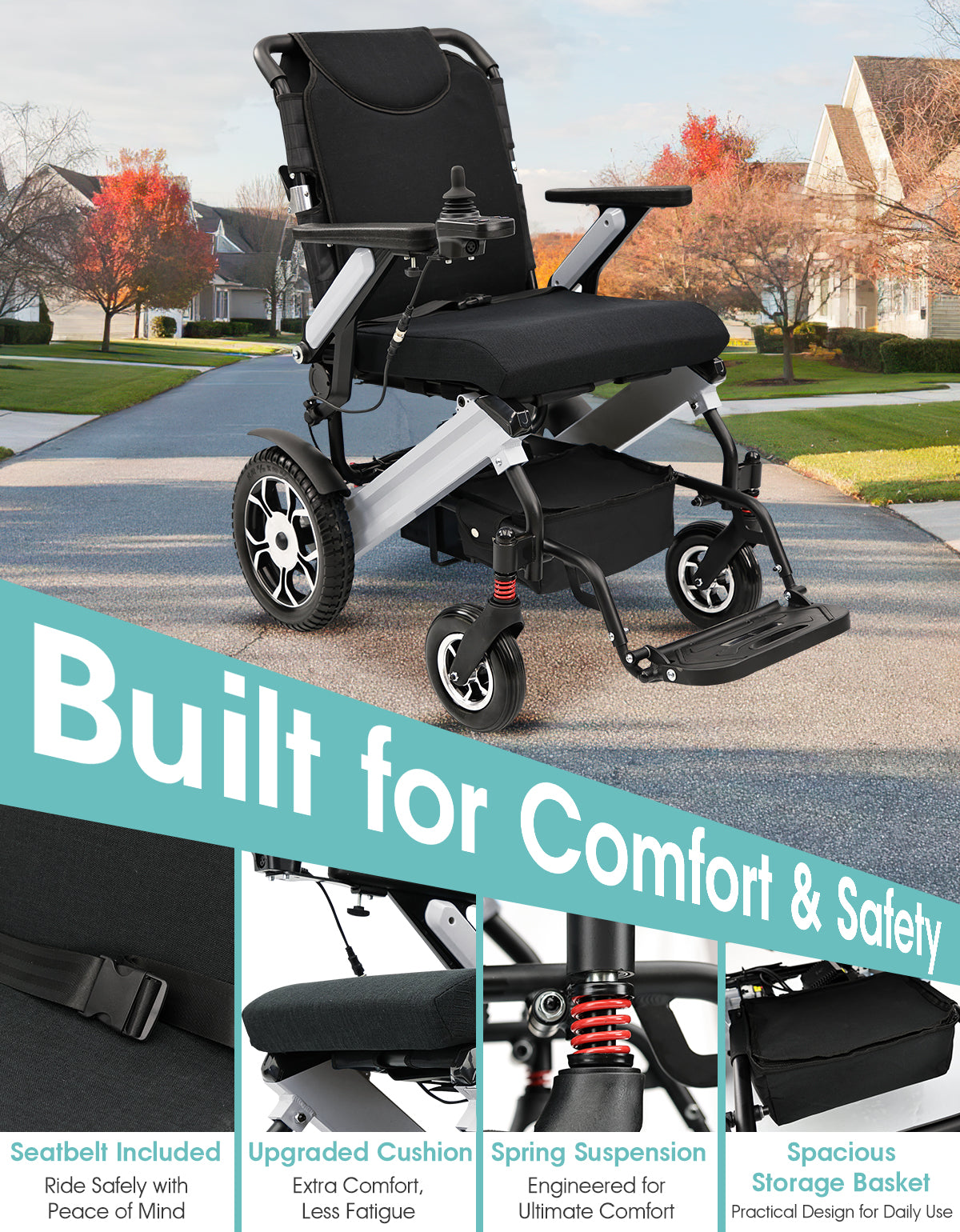 Zygenair Electric Wheelchair Fashionable lightweight YL002S