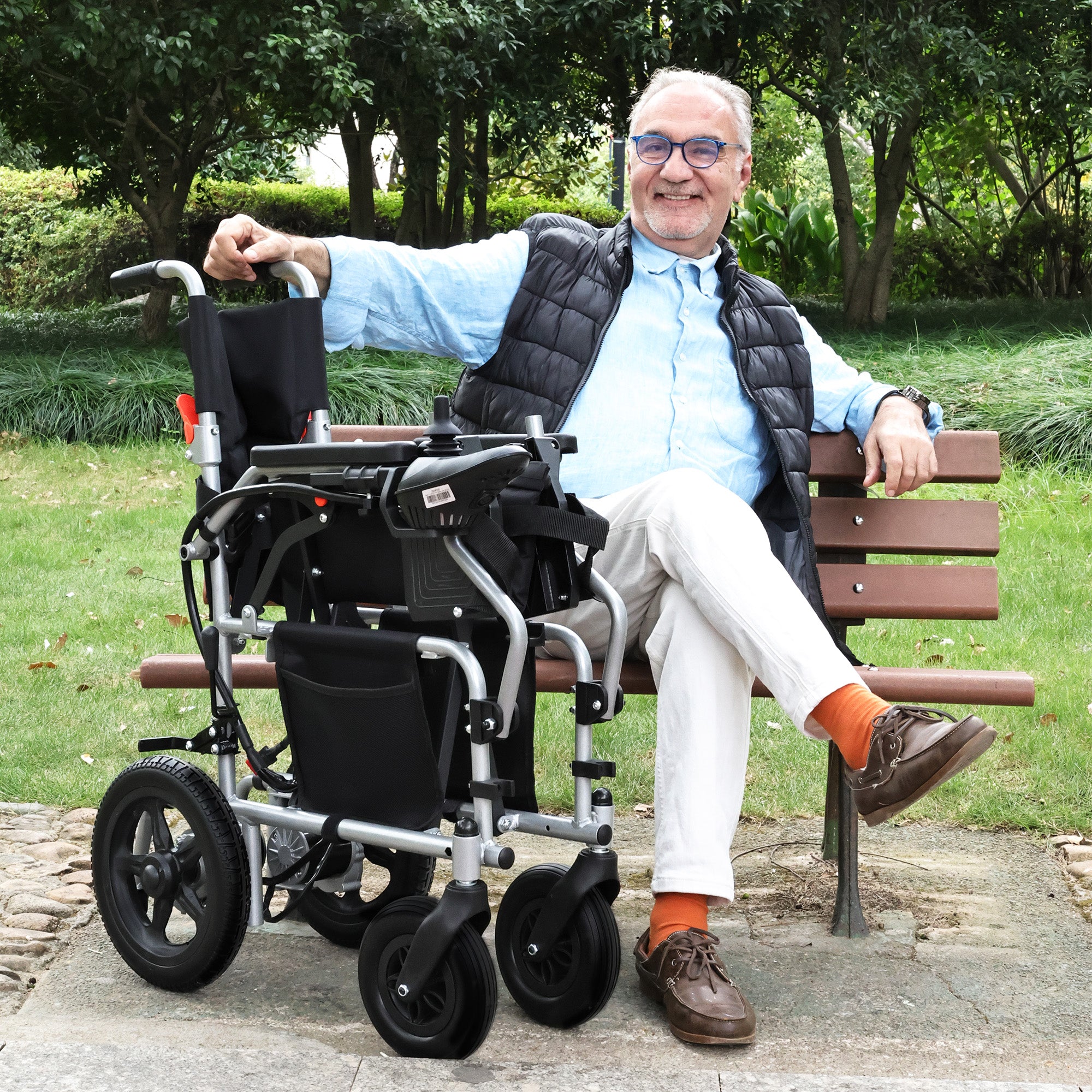 Zygenair Electric Wheelchair  Lightweight Foldable YF001S