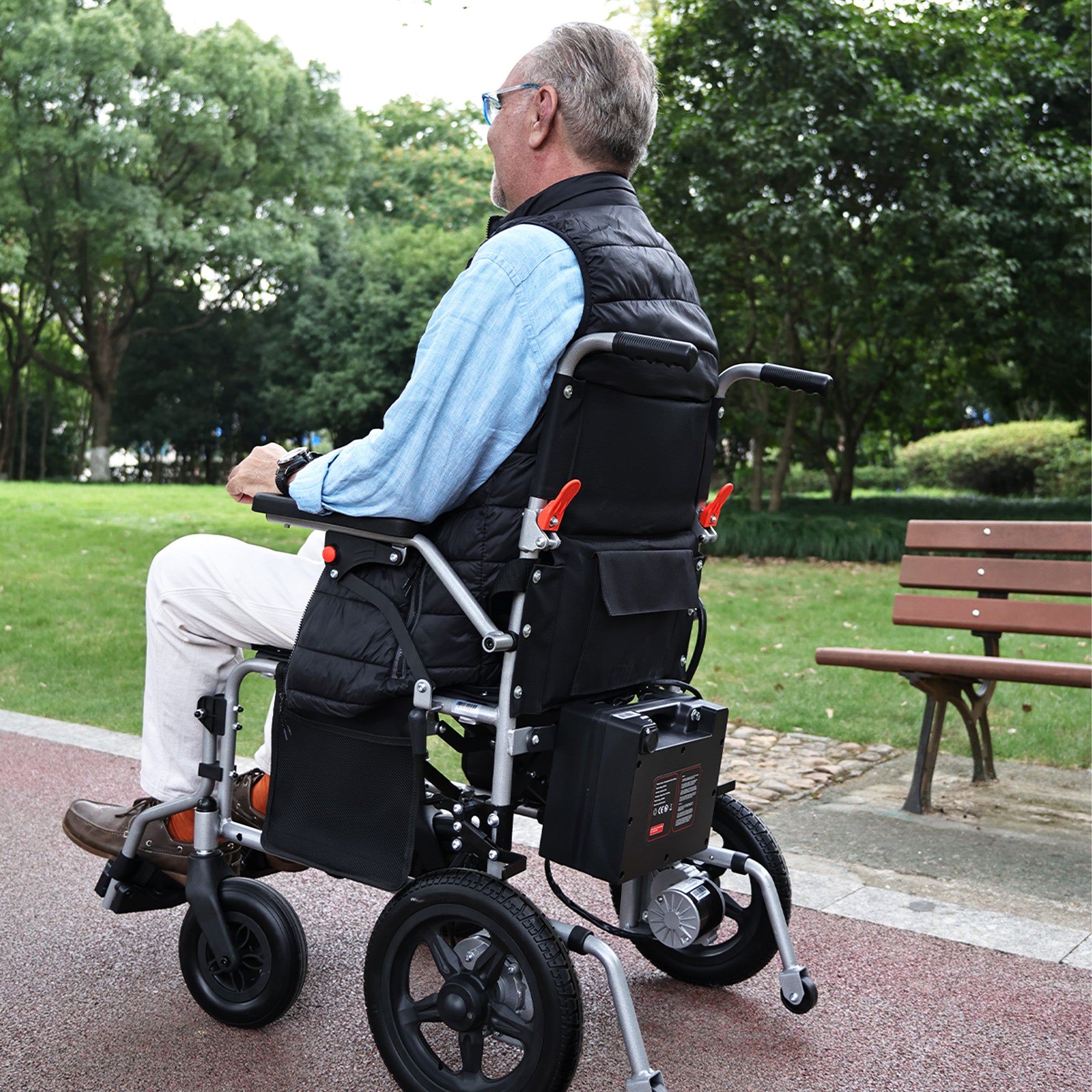 Zygenair Electric Wheelchair  Lightweight Foldable YF001S