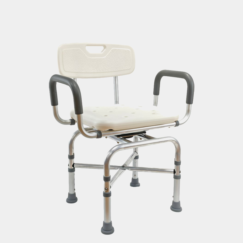 Adjustable Non-Slip Home Shower Chair with Arms