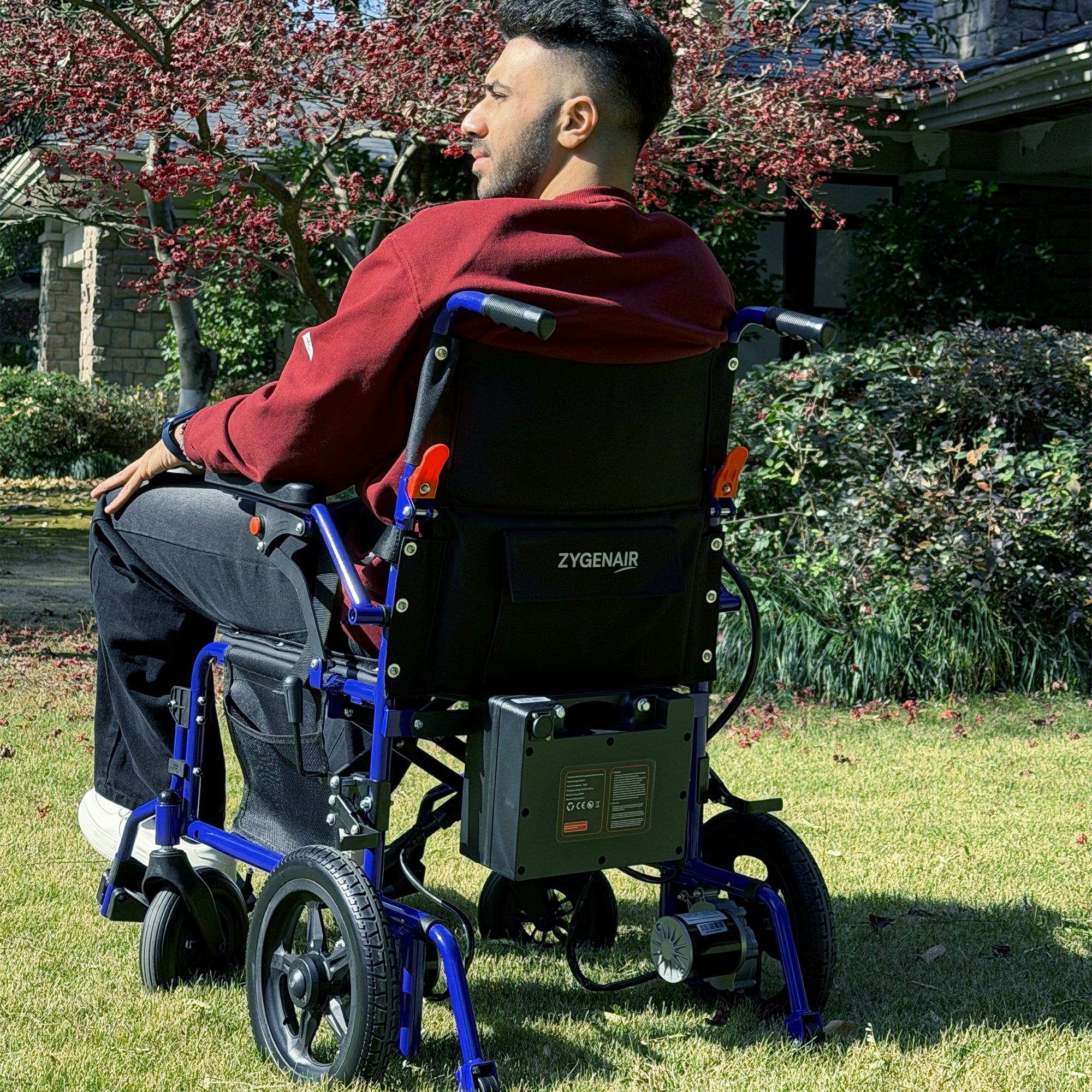Zygenair Electric Wheelchair  Lightweight Foldable YF001B