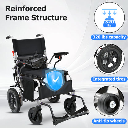 Zygenair Electric Wheelchair  Lightweight Foldable YF001S