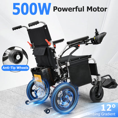 Zygenair Electric Wheelchair  Lightweight Foldable YF001S