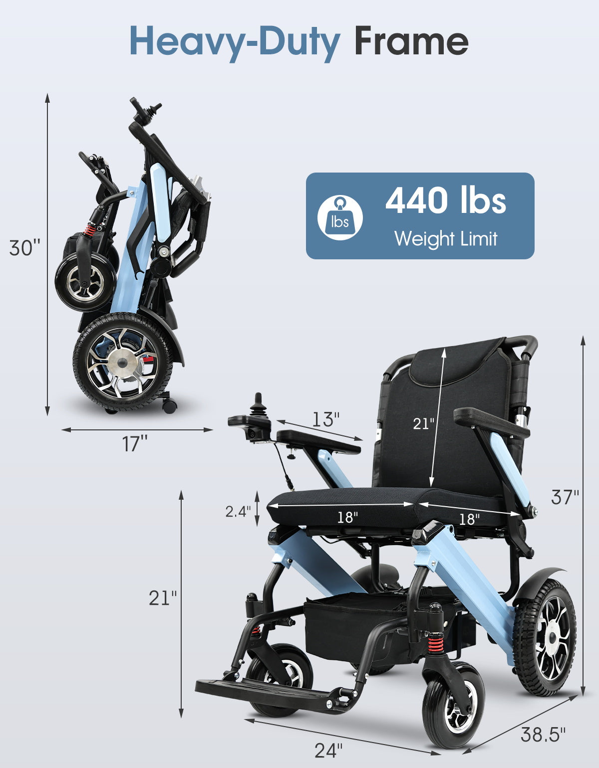 Zygenair Electric Wheelchair  Fashionable lightweight YL002B