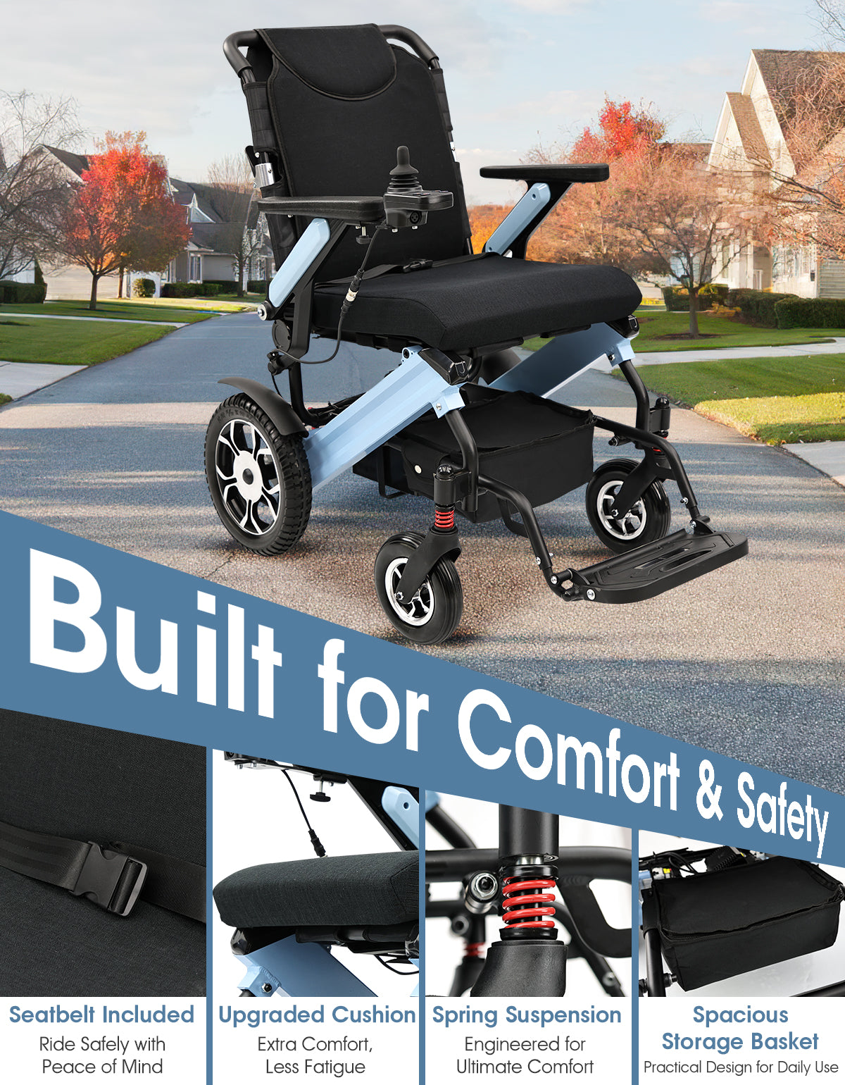 Zygenair Electric Wheelchair  Fashionable lightweight YL002B